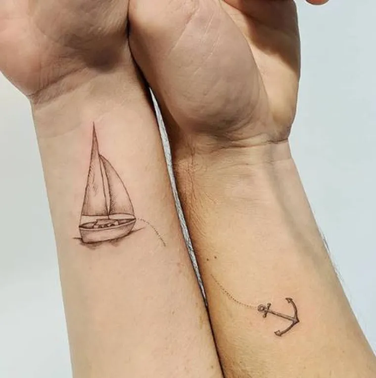 Ako ste bez ideja: 20 fora 'matching' tetovaža za zaljubljene parove