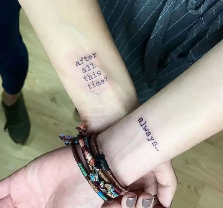 Ako ste bez ideja: 20 fora 'matching' tetovaža za zaljubljene parove