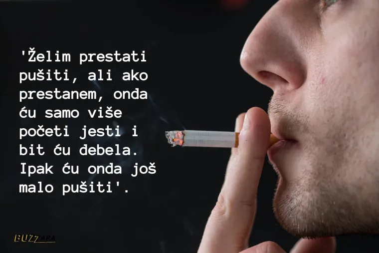 'Sutra prestajem pu&scaron;iti': Koga zavaravate? Ako zbilja to ne odlučite, uvijek ćete si naći izliku