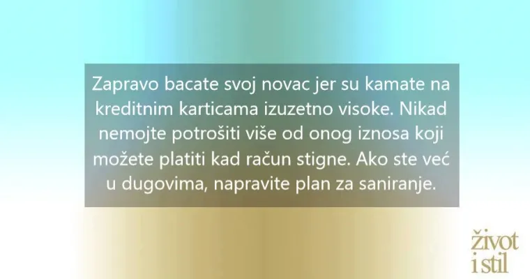 5 stvari na koje nikada ne biste trebali trošiti novac ako želite biti bogati