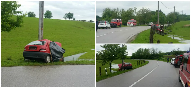 Stra&scaron;na nesreća kod Vojnića: Poginula mlada učiteljica, autom se zabila u stup