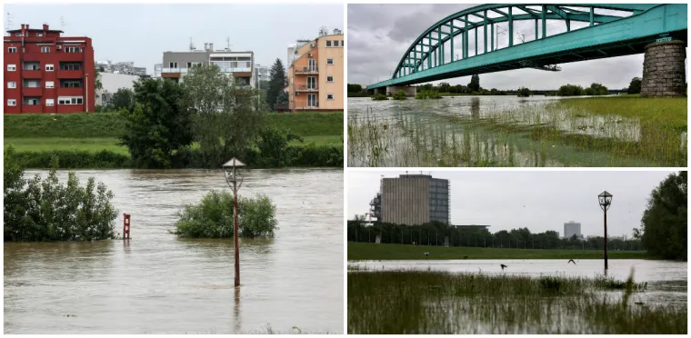 Pripremno stanje obrane od poplave! Sava u Zagrebu se izlila iz korita