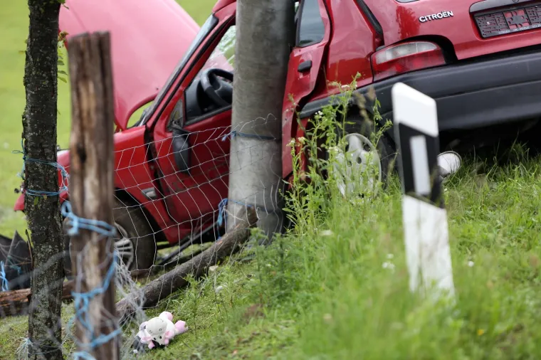 U teškoj prometnoj nesreći kod Vojnića, jutros oko 8 sati u mjestu Široka Rijeka, poginula je mlada učiteljica koja se vozila na nastavu u osobnom automobilu Citroen Saxo. Automobil je u zavoju sletio sa ceste i udario u betonski električni stup. Pritom je od siline udarca vozačica na mjestu preminula.