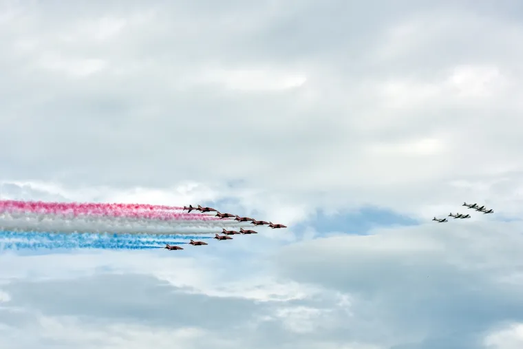 Veličanstvena fantazija: Pogledajte Krila Oluje i Red Arrows u preletu iznad zadarskog kanala
