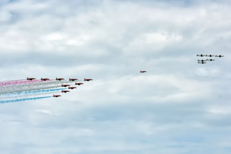 Veličanstvena fantazija: Pogledajte Krila Oluje i Red Arrows u preletu iznad zadarskog kanala
