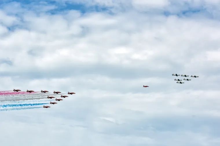Veličanstvena fantazija: Pogledajte Krila Oluje i Red Arrows u preletu iznad zadarskog kanala