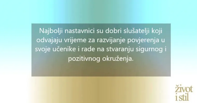 Za&scaron;to su najsretniji ljudi koji su u braku s nastavnicima ili učiteljima?