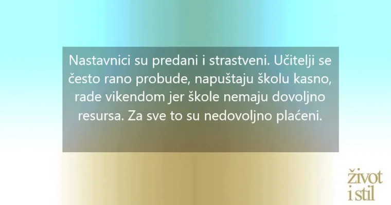Za&scaron;to su najsretniji ljudi koji su u braku s nastavnicima ili učiteljima?