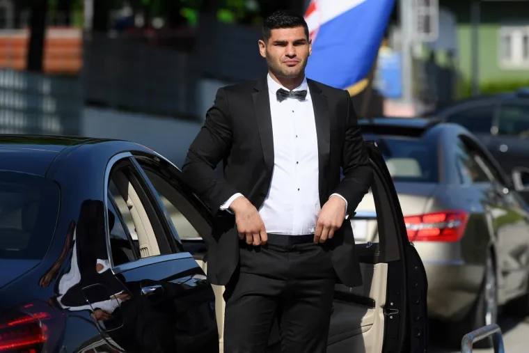 01.06.2019., Zagreb - Vjenčanje boksača Filipa Hrgovića i Marinele Caja u župi Svih svetiu u Sesvetama. 
Photo: Marko Lukunic/PIXSELL