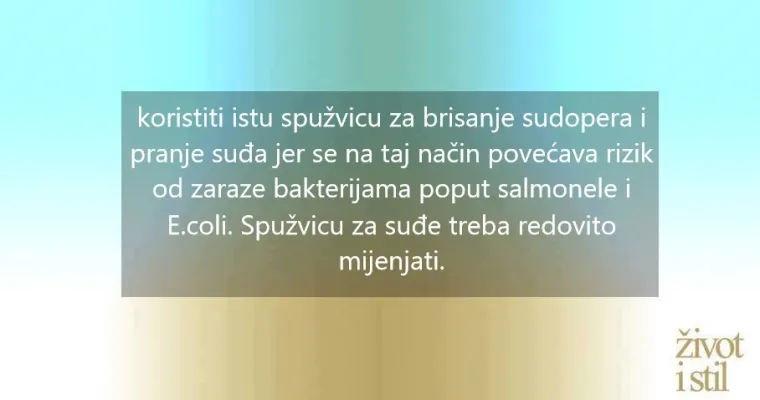 Ovim naoko bezazlenim, svakodnevnim radnjama izlažemo se riziku od zaraze