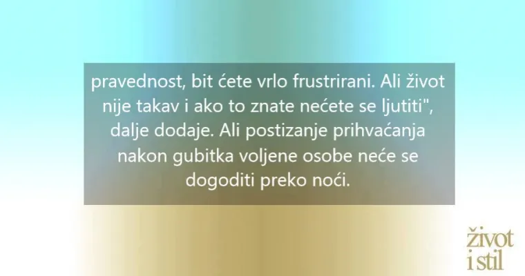 Za&scaron;to je lako 'ostati' u ljutnji nakon gubitka voljene osobe?