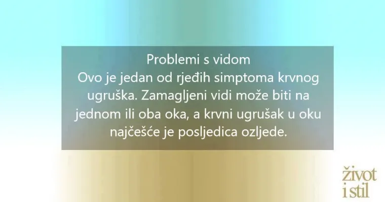 10 simptoma koji ukazuju na to da možda imate krvni ugru&scaron;ak u tijelu