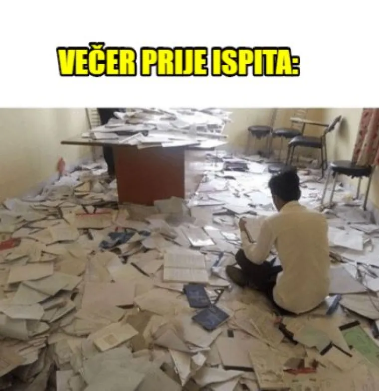 Ovo je moj mozak dok učim: 15 mema koje će idućih 4 tjedna razumijeti svi maturanti i studenti