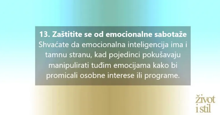 13 znakova da imate visoku emocionalnu inteligenciju