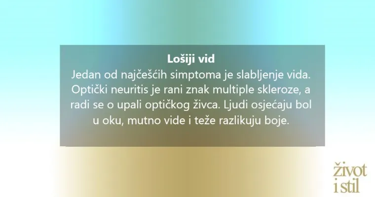 Autoimuna bolest: Ovo su rani simptomi multiple skleroze