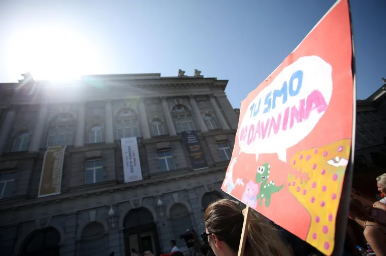 08.06.2019., Zagreb - 18. Povorka ponosa LGBTIQ osoba i obitelji Zagreb Pride 2019. pod sloganom "Osamnaest ponosnih godina". Photo: Slavko Midzor/PIXSELL