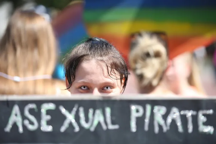 08.06.2019., Zagreb - 18. Povorka ponosa LGBTIQ osoba i obitelji Zagreb Pride 2019. pod sloganom "Osamnaest ponosnih godina". Photo: Slavko Midzor/PIXSELL