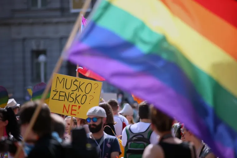 08.06.2019., Zagreb - 18. Povorka ponosa LGBTIQ osoba i obitelji Zagreb Pride 2019. pod sloganom "Osamnaest ponosnih godina". Photo: Slavko Midzor/PIXSELL