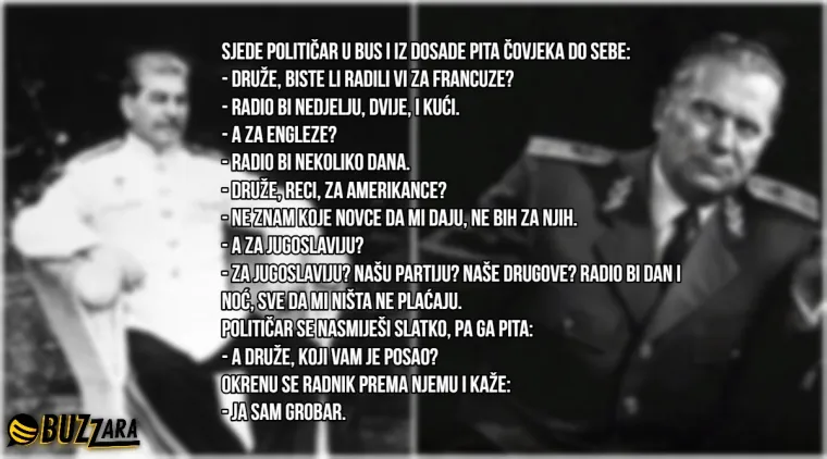 'Crko maršal!': 20 zabranjenih viceva iz doba Jugoslavije i Sovjetskog Saveza zbog kojih ste mogli u zatvor