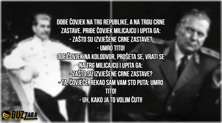 'Crko mar&scaron;al!': 20 zabranjenih viceva iz doba Jugoslavije i Sovjetskog Saveza zbog kojih ste mogli u zatvor