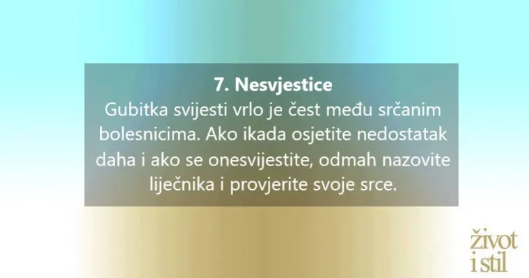 8 najče&scaron;ćih znakova da va&scaron;e srce ne radi dobro