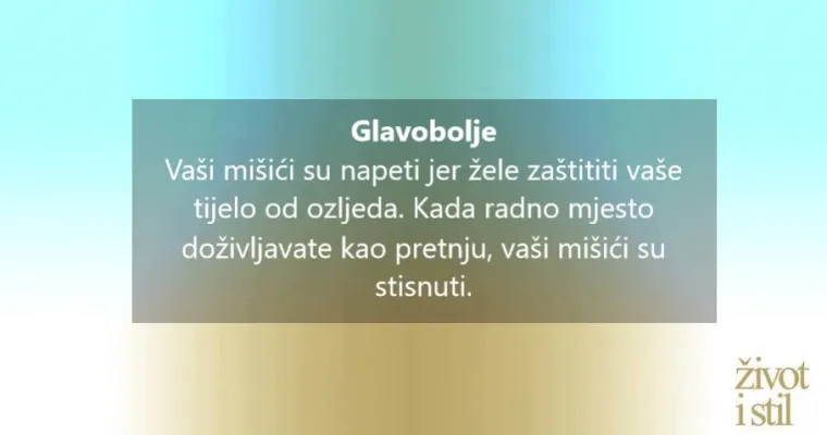 Evo što se događa vašem tijelu ako mrzite svoj posao