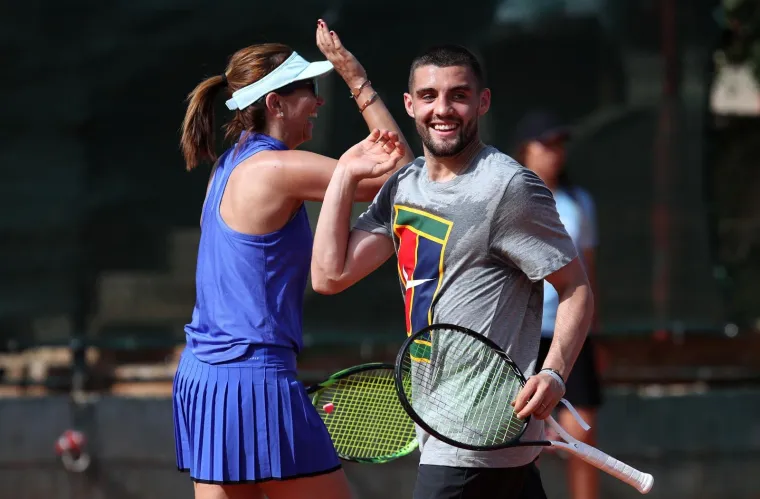 I KOLINDA JE GLEDALA KAKO LUKA, MANDŽO, PERI&Scaron;IĆ, BABO I OSTALI IGRAJU TENIS: Ovo je ne&scaron;to sasvim drugačije