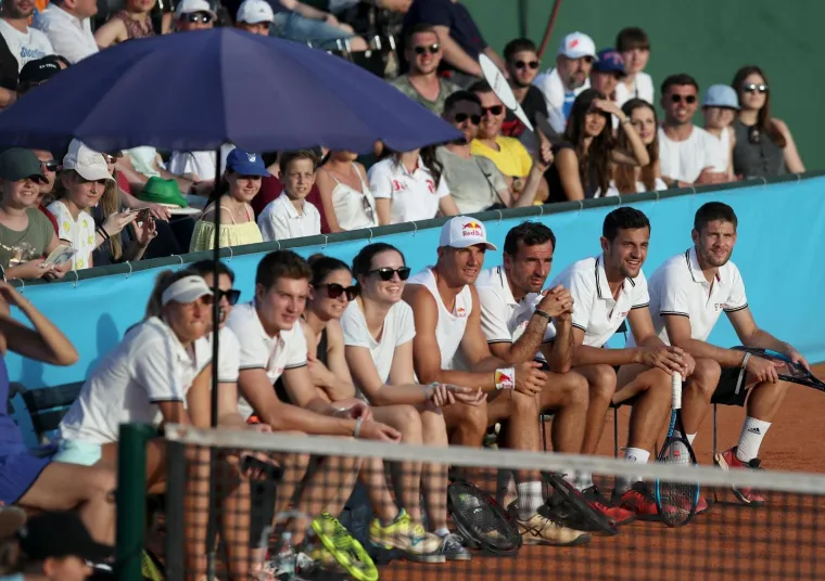 I KOLINDA JE GLEDALA KAKO LUKA, MANDŽO, PERI&Scaron;IĆ, BABO I OSTALI IGRAJU TENIS: Ovo je ne&scaron;to sasvim drugačije