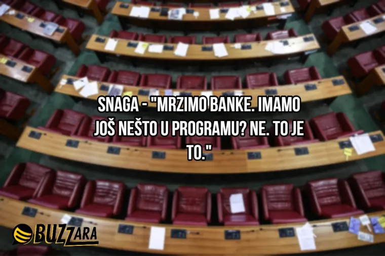 Kako bi izgledali slogani svih stranaka u saboru da su apsolutno iskreni? Upravo ovako