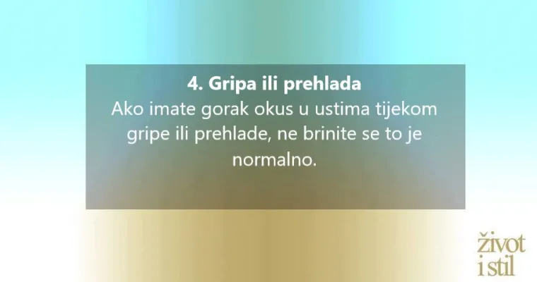 Imate neugodan okus u ustima? Evo što vam tijelo želi poručiti