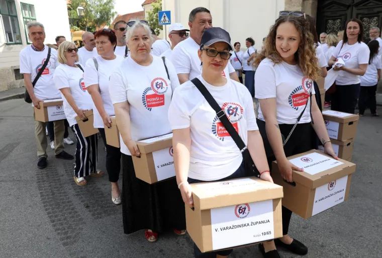 INICIJATIVA 67 JE PREVIŠE PREDAT ĆE POTPISE U HRVATSKI SABOR