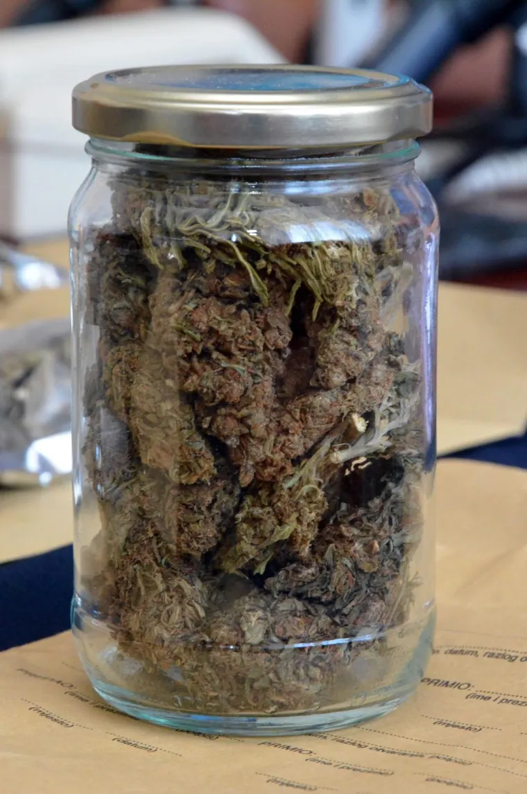 Dileri Slavonskog Broda: Mladić i djevojka uhićeni sa 560 grama trave i stotinu grama amfetamina