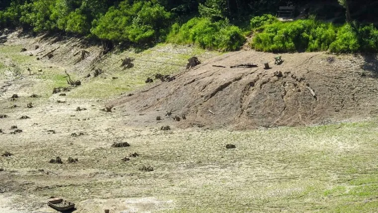 Nesvakida&scaron;nji prizor: Potpuno nestalo slavonsko jezero za navodnjavanje riže