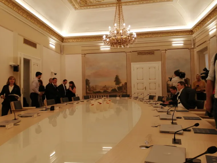 Pogledajte prve fotografije obnovljene dvorane Ban Jelačić: Drevnim freskama vraćen sjaj iz 19. stoljeća