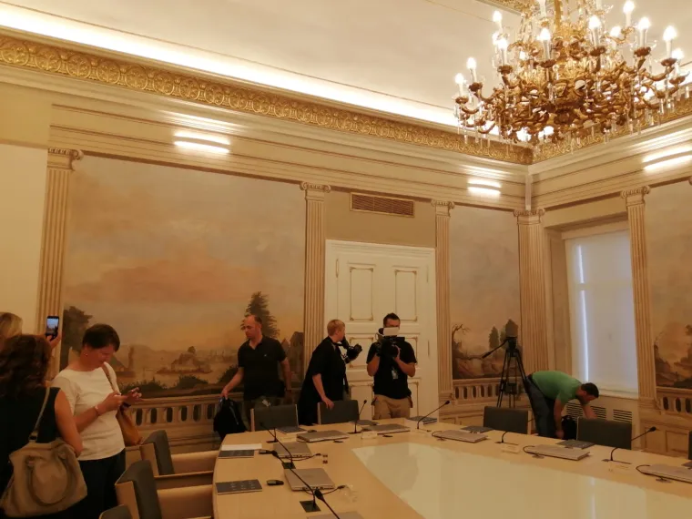 Pogledajte prve fotografije obnovljene dvorane Ban Jelačić: Drevnim freskama vraćen sjaj iz 19. stoljeća