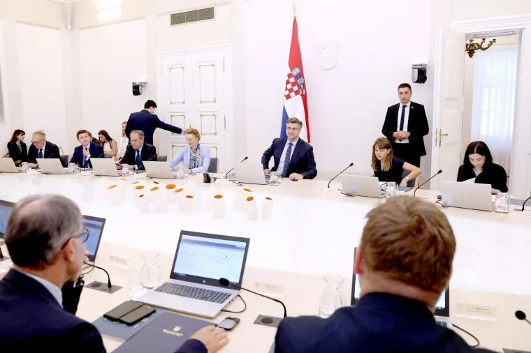 Novo ruho: Obnovljena dvorana Ban Jelačić učinila je sjednicu Vlade malo zanimljivijom