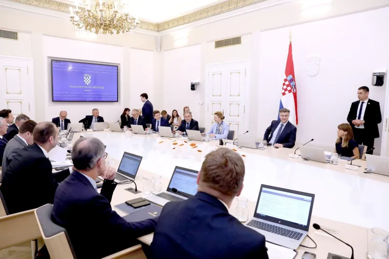 Novo ruho: Obnovljena dvorana Ban Jelačić učinila je sjednicu Vlade malo zanimljivijom