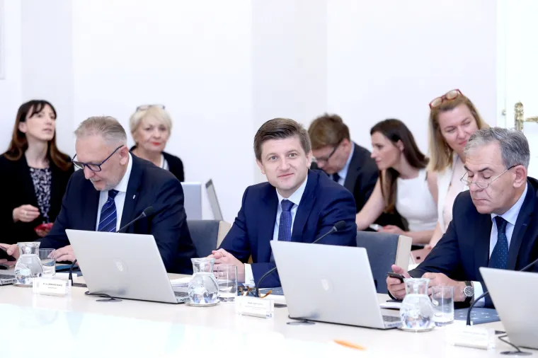 Novo ruho: Obnovljena dvorana Ban Jelačić učinila je sjednicu Vlade malo zanimljivijom