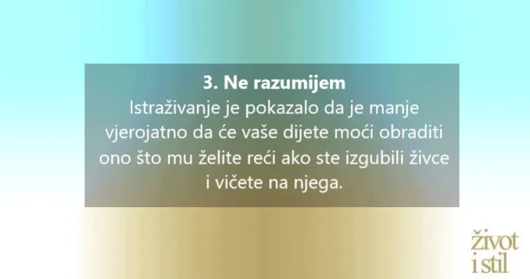 4 uznemirujuće stvari koje prolaze kroz dječje glave dok vičete na njih