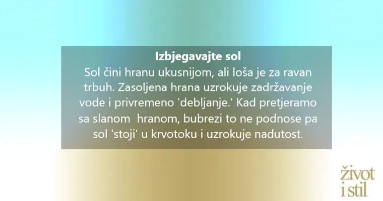 Trikovi kojima ćete se rije&scaron;iti nadutosti i 'izravnati' trbuh u 24 sata