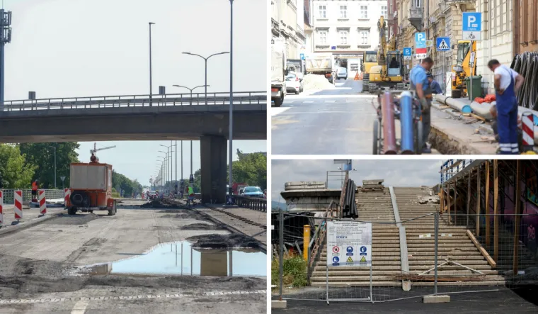 Dok jedni odmaraju na moru, drugi se znoje na vrelom asfaltu: Zagreb je i ovo ljeto postao veliko gradili&scaron;te