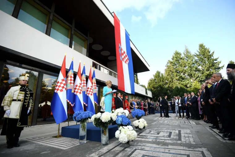 Bili smo na Pantovčaku: Evo tko je do&scaron;ao, a tko se nije pojavio na prijemu kod predsjednice!