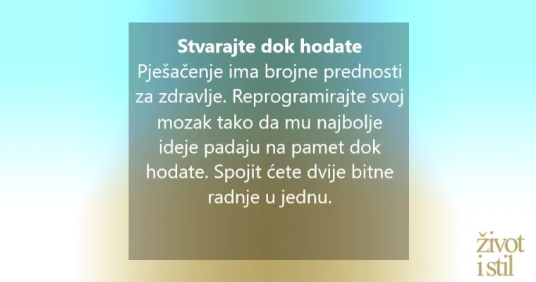 Promijenite misli i pobolj&scaron;ajte zdravlje - tjelesno i mentalno