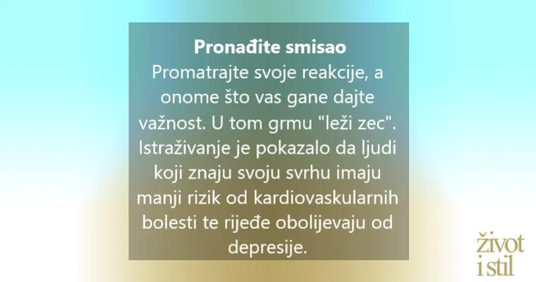 Promijenite misli i pobolj&scaron;ajte zdravlje - tjelesno i mentalno