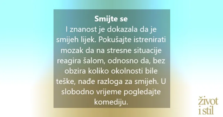 Promijenite misli i pobolj&scaron;ajte zdravlje - tjelesno i mentalno