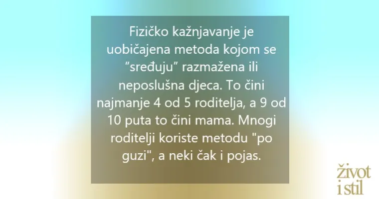 5 stvari koje se događaju djetetu kad dobije &scaron;amar ili po guzi, ali i kako disciplinirati dijete