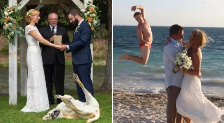 Za &scaron;to bolju uspomenu: TOP 20 slika s vjenčanja koje su genijalne jer ih je netko photobombao