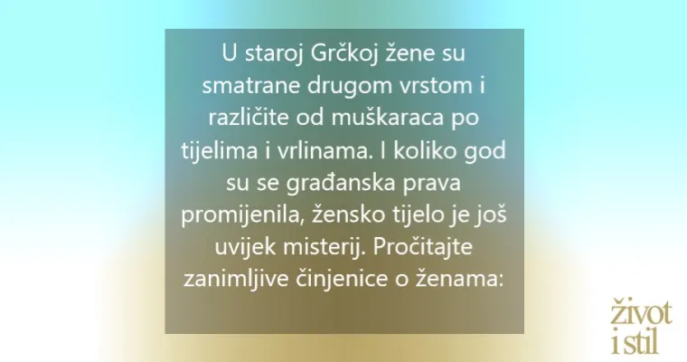 10 neobičnih stvari koje se događaju u ženskom tijelu