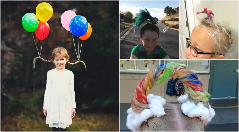 A nekima je te&scaron;ko curicama za &scaron;kolu zavezati rep: TOP 27 dječjih frizura izvan ovog svijeta