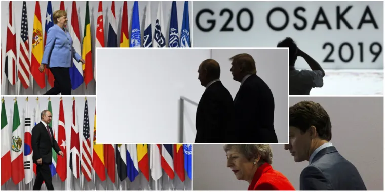 Najmoćniji ljudi svijeta na jednom mjestu: Evo kako izgleda kad se sretnu Trump, Putin, Merkel, May...